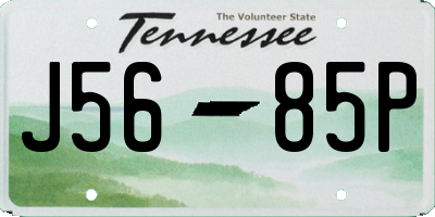 TN license plate J5685P