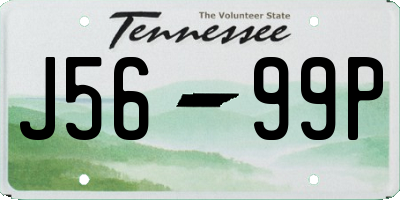 TN license plate J5699P