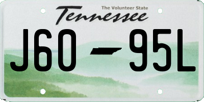 TN license plate J6095L