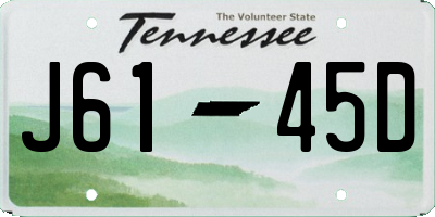 TN license plate J6145D