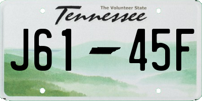 TN license plate J6145F