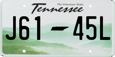 TN license plate J6145L