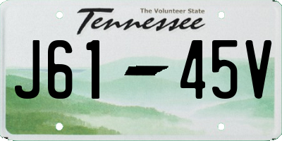 TN license plate J6145V