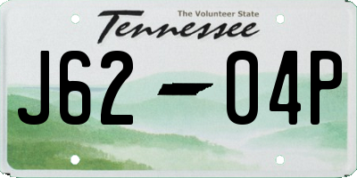 TN license plate J6204P