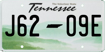 TN license plate J6209E