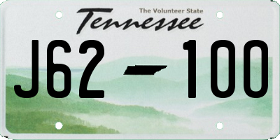 TN license plate J6210O