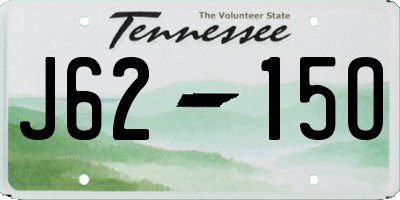 TN license plate J6215O