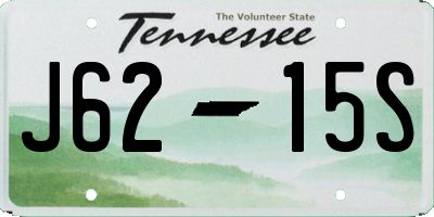 TN license plate J6215S