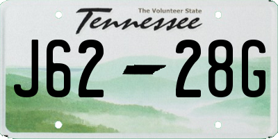 TN license plate J6228G