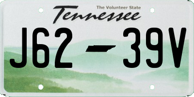 TN license plate J6239V