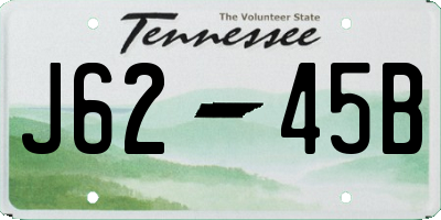 TN license plate J6245B