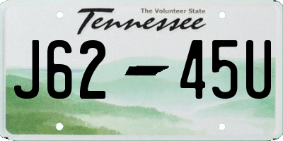 TN license plate J6245U