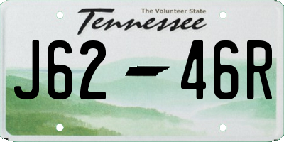TN license plate J6246R