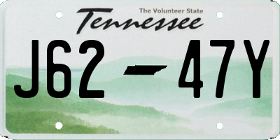 TN license plate J6247Y