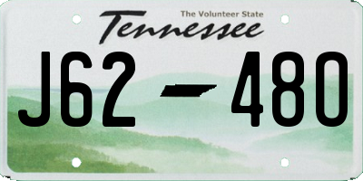 TN license plate J6248O