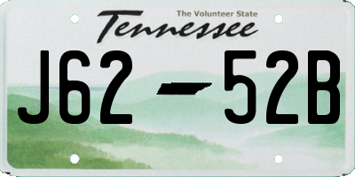 TN license plate J6252B