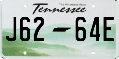 TN license plate J6264E
