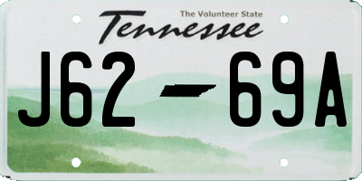 TN license plate J6269A