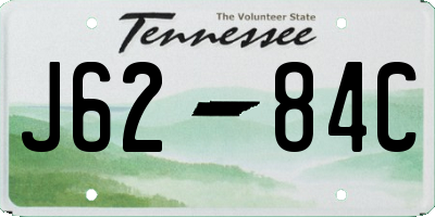 TN license plate J6284C