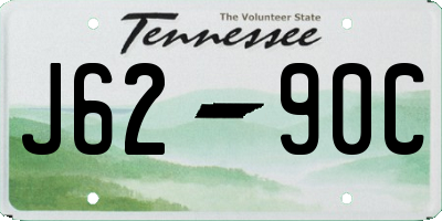 TN license plate J6290C