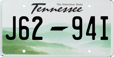 TN license plate J6294I