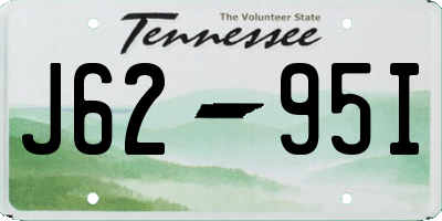 TN license plate J6295I
