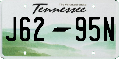 TN license plate J6295N