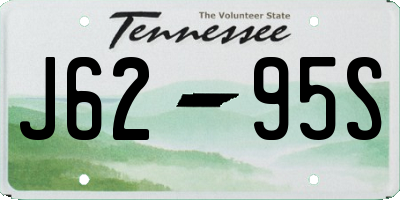 TN license plate J6295S
