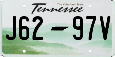 TN license plate J6297V