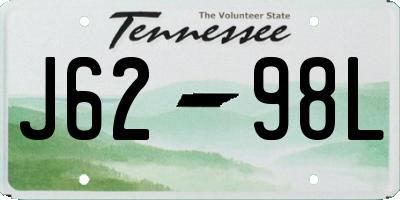 TN license plate J6298L