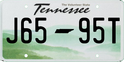 TN license plate J6595T