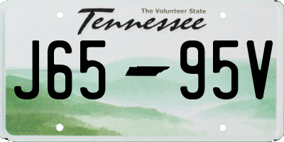 TN license plate J6595V