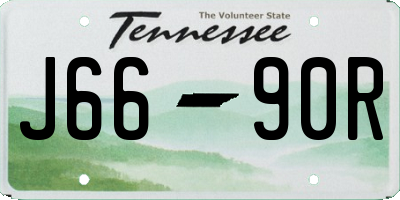 TN license plate J6690R