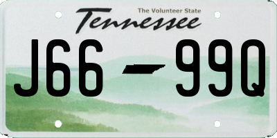 TN license plate J6699Q