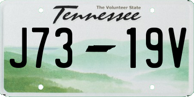 TN license plate J7319V