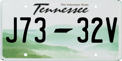 TN license plate J7332V