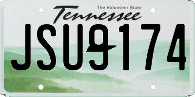 TN license plate JSU9174