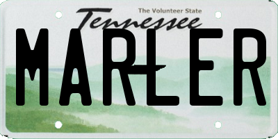 TN license plate MARLER