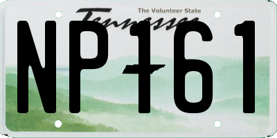 TN license plate NP161