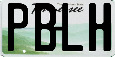 TN license plate PBLH