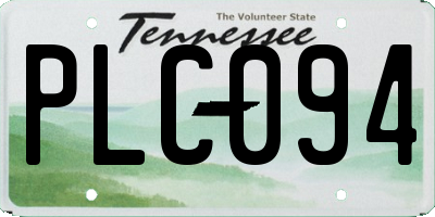 TN license plate PLC094