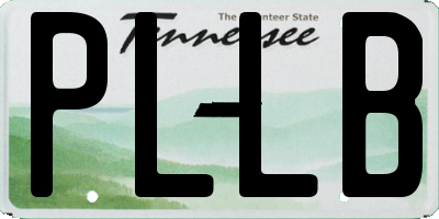 TN license plate PLLB