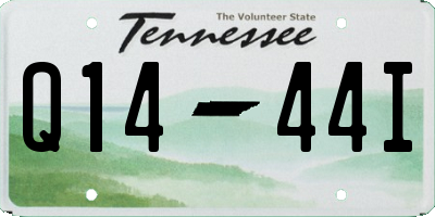 TN license plate Q1444I