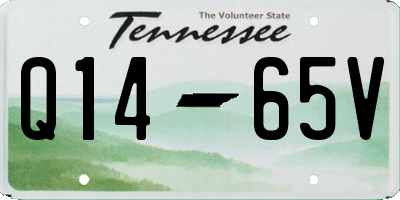 TN license plate Q1465V