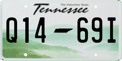 TN license plate Q1469I