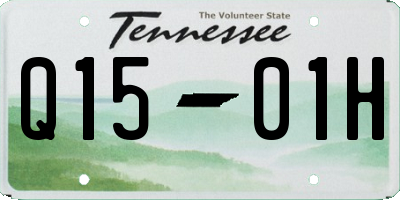 TN license plate Q1501H