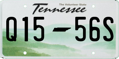 TN license plate Q1556S
