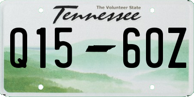 TN license plate Q1560Z