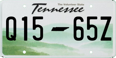 TN license plate Q1565Z