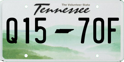 TN license plate Q1570F